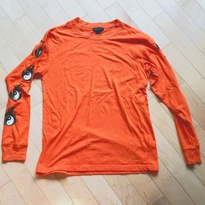 Streetwear Society Orange Long Sleeve Ying Yang